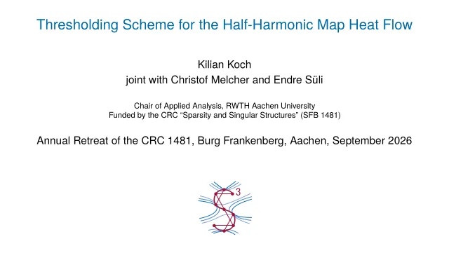 Thresholding Scheme for the Half-Harmonic Map Heat Flow – first slide